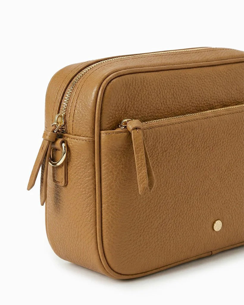 Leah Crossbody in Tan by Zjoosh