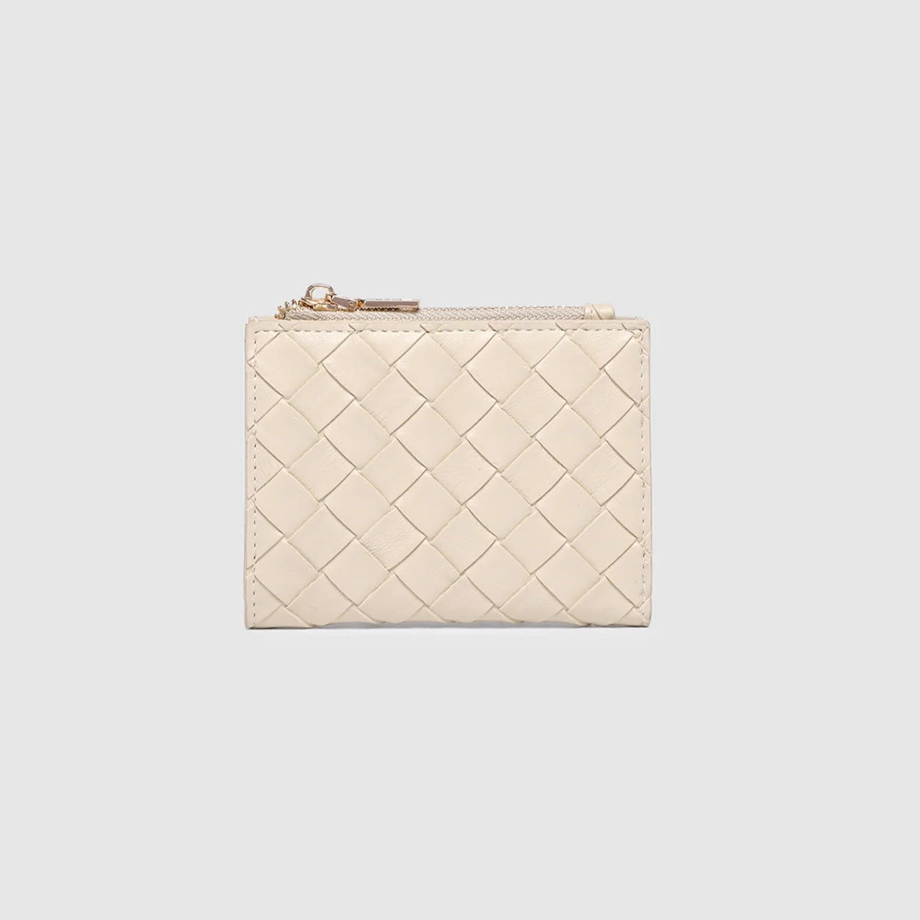 Lily Woven Wallet Vanilla