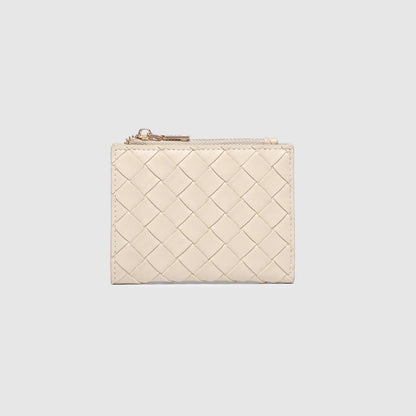 Lily Woven Wallet Vanilla