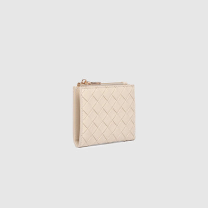 Lily Woven Wallet Vanilla
