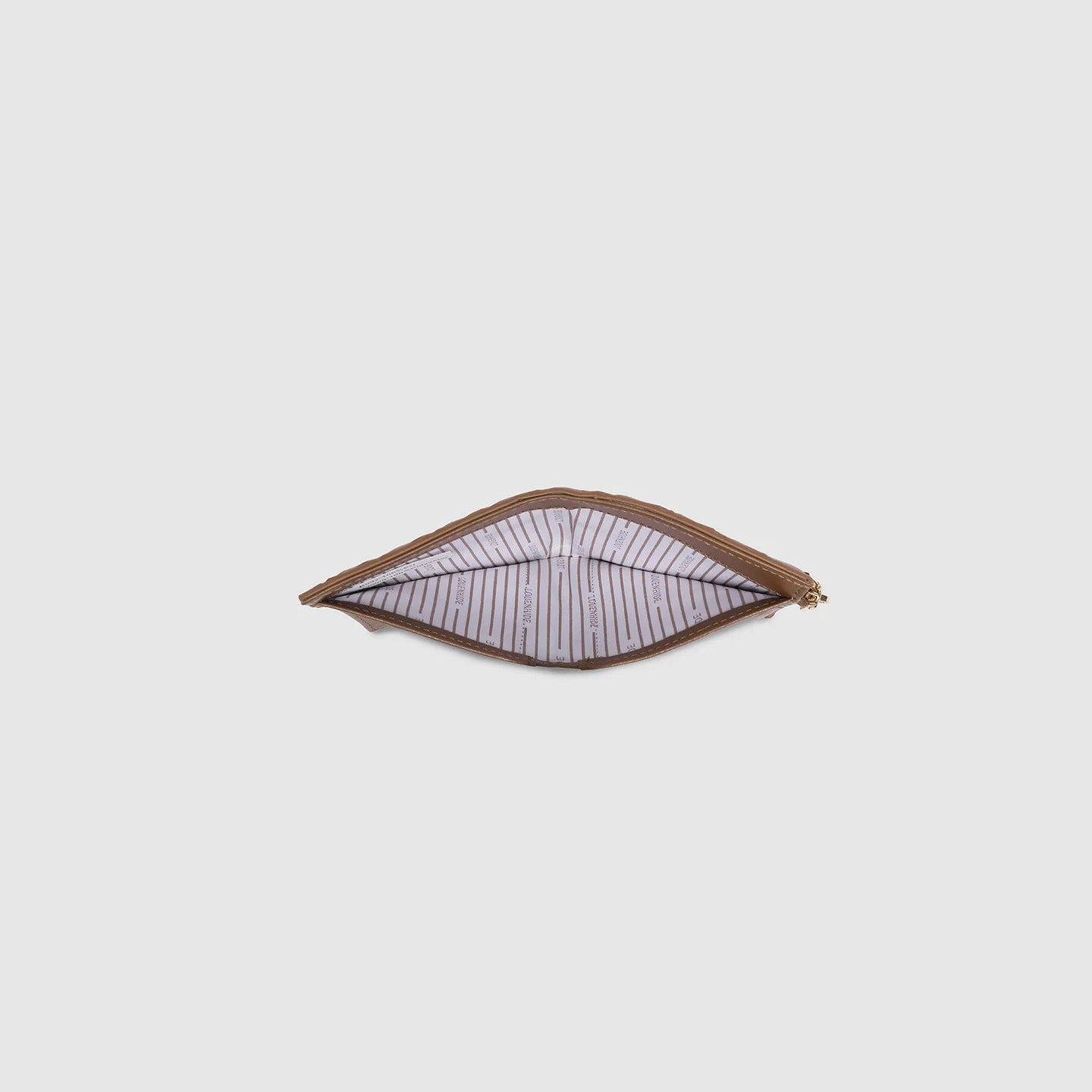 Lily Woven Wallet Tan