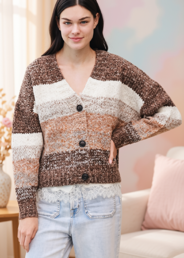 Gemma Stripe Cardigan