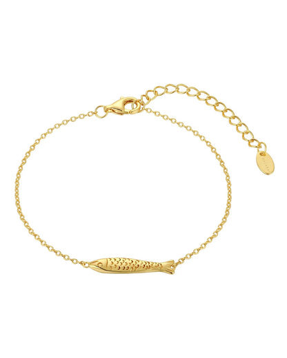 Sardine Bracelet 18k Gold