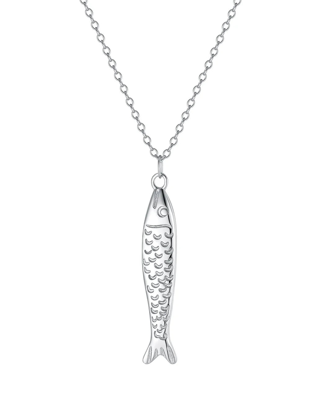 Sardine Necklace Sterling Silver