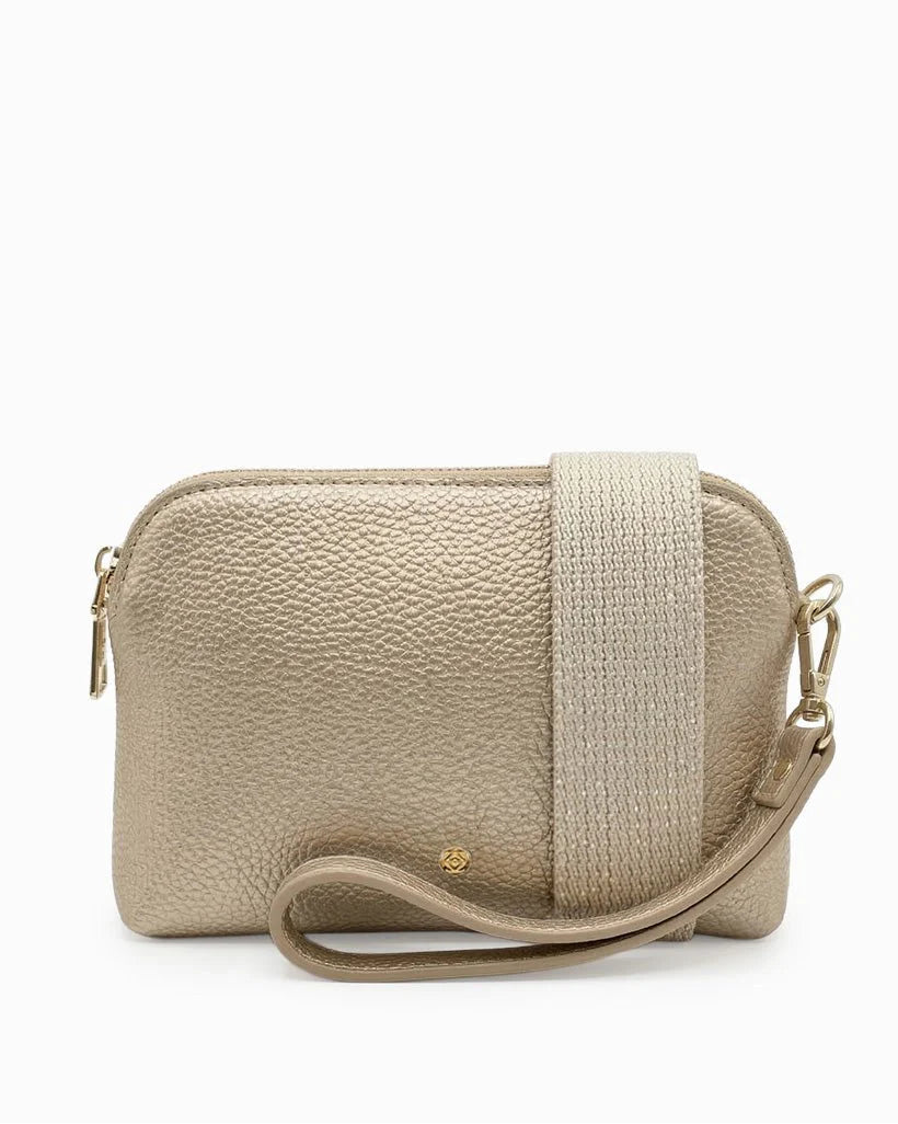 Missy Hugo Crossbody Bag in Gold by Zjoosh