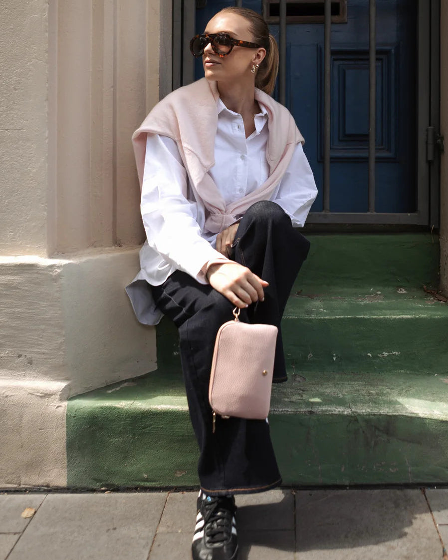 Missy Hugo Crossbody Bag in Pink by Zjoosh