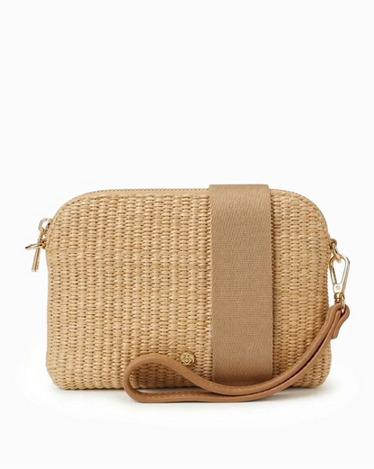 Missy Hugo Palma Crossbody Bag in Tan by Zjoosh