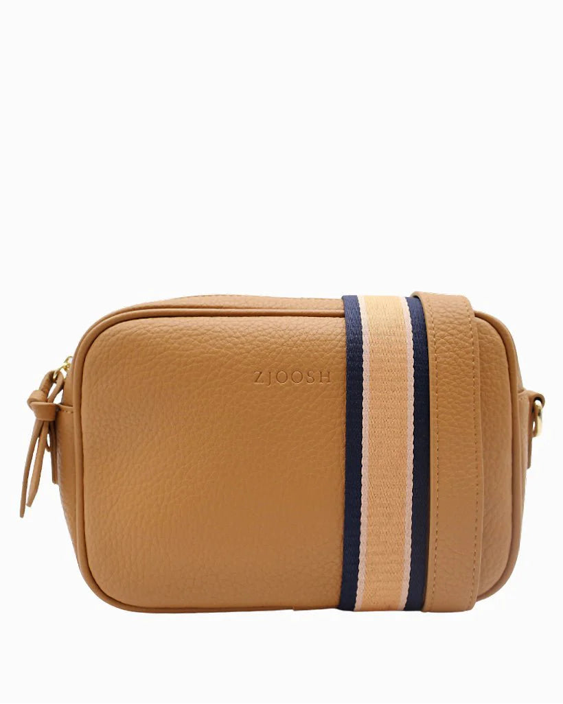 Ruby Sports Crossbody in Tan by Zjoosh