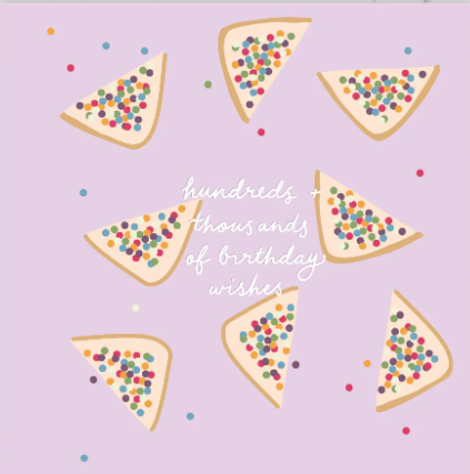 Fairy Bread Happy Birthday! Greeting Card