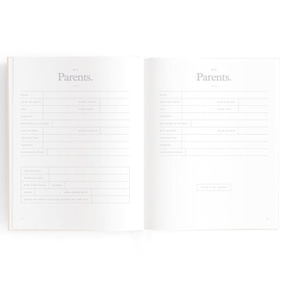 Baby Memories & Milestone Journal in Buttermilk (Boxed)